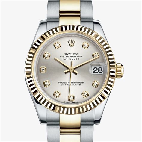 rolex datejust bianco jubilee|rolex datejust 31 gold price.